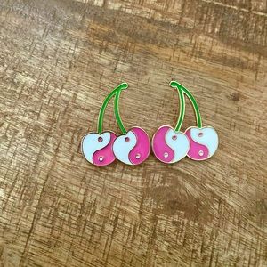 CHERRY EARRINGS 🍒